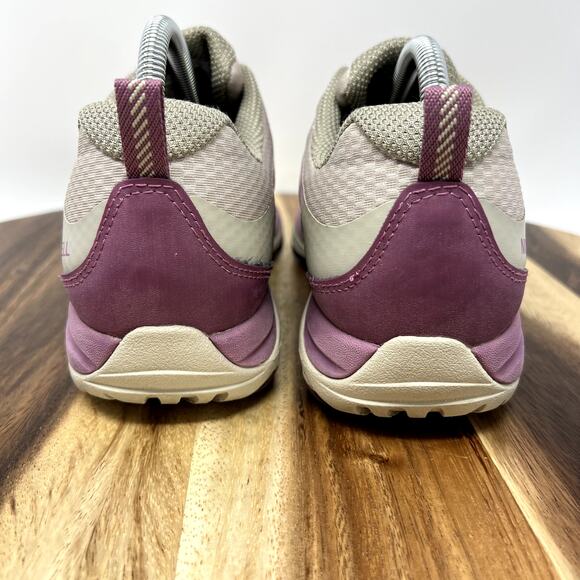 Merrell Women's 9.5 Siren Edge 3 Hiking Walking Waterproof Shoes Fondant Silver - Picture 7 of 9